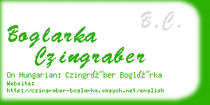 boglarka czingraber business card